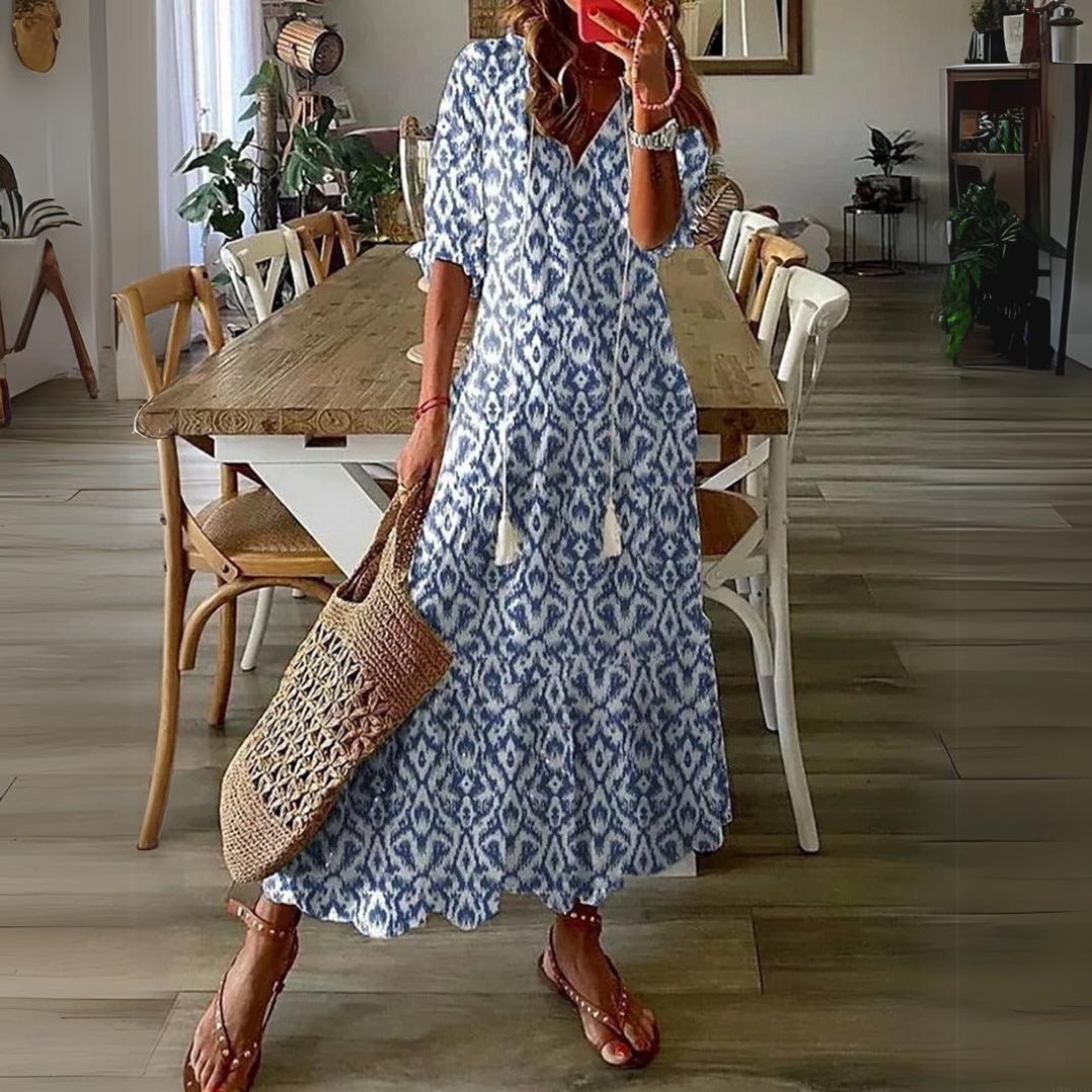 Lotte - Maxi Jurk met Bloemenprint