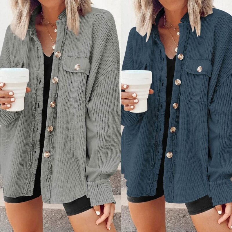 Livia - Trendy Ribfluwelen Knoopjas